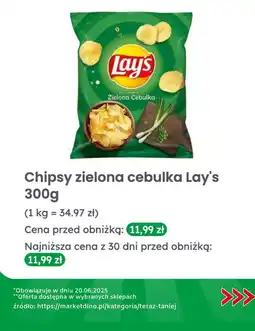 Dino Chipsy Lay's zielona cebulka oferta