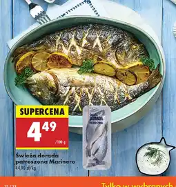 Biedronka Swieża dorada patroszona Marinero oferta