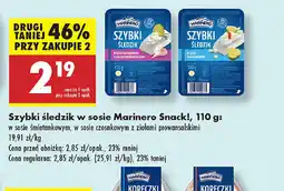 Biedronka Szybki śledzik w sosie Marinero Snack! oferta