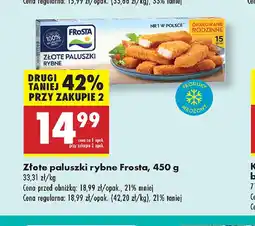 Biedronka Złote paluszki rybne Frosta oferta