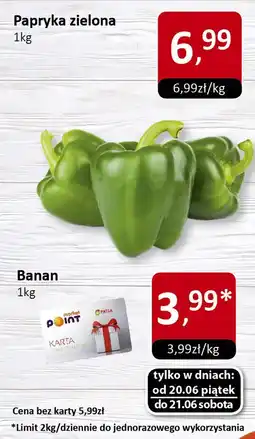 Market Point Papryka zielona 1 kg Market Point oferta