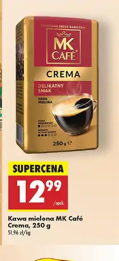 Biedronka Kawa mielona MK Café Crema oferta