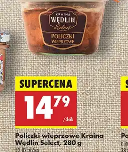 Biedronka Policzki wieprzowe Kraina Wędlin Select oferta