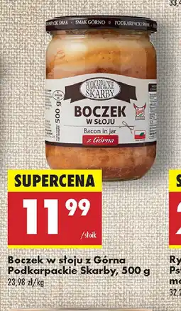 Biedronka Boczek w słoiku z Górna Podkarpackie Skarby oferta