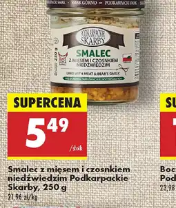 Biedronka Smalec z mięsem i czosnkiem niedźwiedzim Podkarpackie Skarby oferta