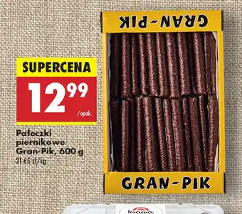 Biedronka Pałeczki piernikowe Gran-Pik oferta