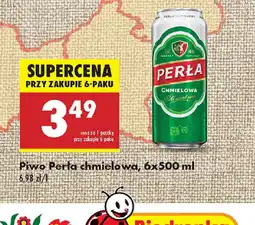 Biedronka Piwo Perła chmielowa oferta