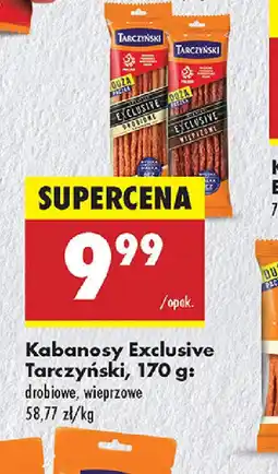 Biedronka Kabanosy Exclusive Tarczyński oferta
