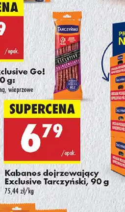 Biedronka Kabanos dojrzewający Exclusive Tarczyński oferta
