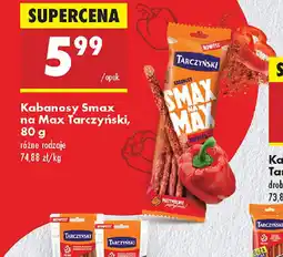 Biedronka Kabanosy Smax na Max Tarczyński oferta