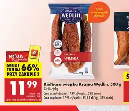 Biedronka Kiełbasa wiejska Kraina Wędlin oferta