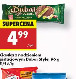 Biedronka Ciastka z nadzieniem pistacjowym Dubai Style oferta