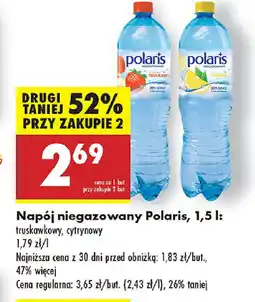 Biedronka Napój niegazowany Polaris oferta