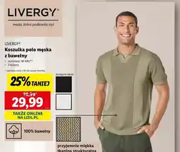 Lidl Koszulka polo męska Livergy oferta