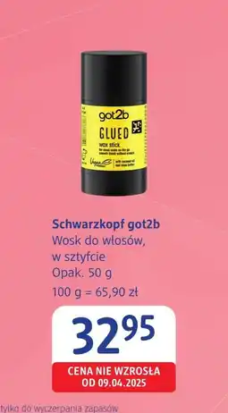 dm drogerie markt Wosk do włosów Schwarzkopf oferta