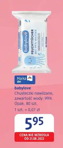 dm drogerie markt Chusteczki nawilżane Babylove oferta
