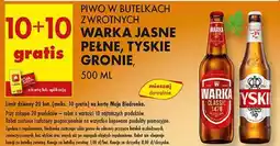 Biedronka Piwo Warka, Tyskie oferta