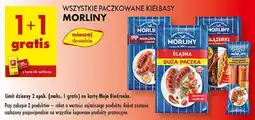 Biedronka Paczkowane kiełbasy Morliny oferta