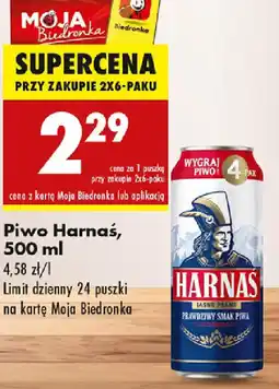 Biedronka Piwo Harnas oferta