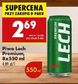 Biedronka Piwo Lech Premium oferta
