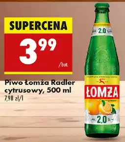 Biedronka Piwo Łomża Radler cytrusowy oferta