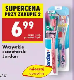 Biedronka Wszystkie szczoteczki Jordan oferta