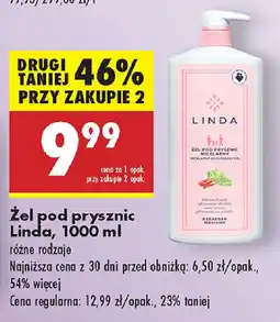 Biedronka Żel pod prysznic Linda oferta