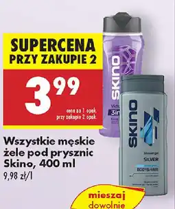 Biedronka Wszystkie męskie żele pod prysznic Skino oferta
