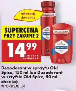 Biedronka Dezodorant w spray'u Old Spice itp. oferta