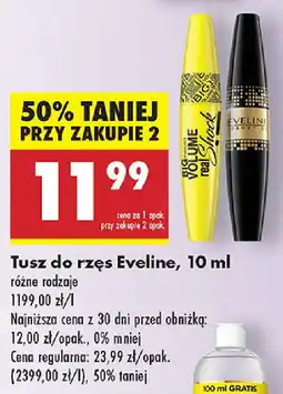 Biedronka Tusz do rzęs Eveline oferta