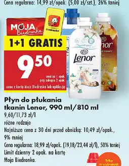 Biedronka Płyn do płukania tkanin Lenor oferta