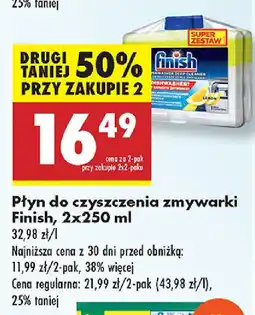 Biedronka Płyn do czyszczenia zmywarki Kapsułki do zmywarki Finish oferta