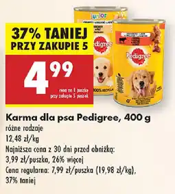 Biedronka Karma dla psa Pedigree oferta