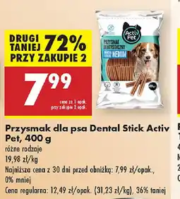 Biedronka Przysmak dla psa Dental Stick Activ oferta