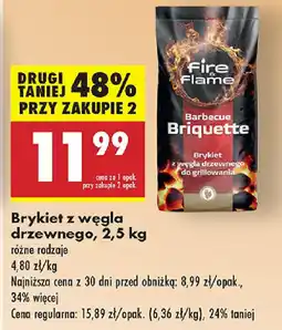 Biedronka Brykiet z węgla drzewnego oferta