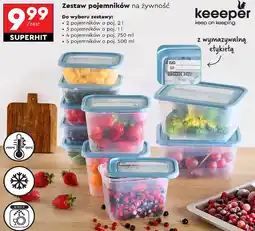Biedronka Zestaw pojemników na żywność oferta