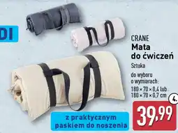 ALDI Crane mata do ćwiczeń oferta