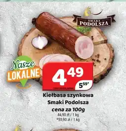 Delfin Kiełbasa szynkowa Smaki Podolsza oferta
