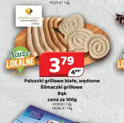 Delfin Paluszki grillowe białe, wędzone / Slimaczki grillowe Bąk oferta