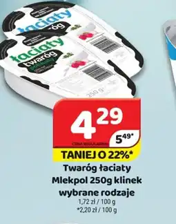 Delfin Twaróg Laciaty Mlekpol oferta