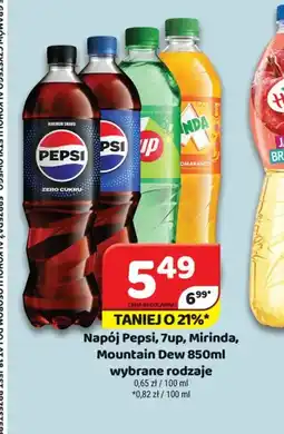 Delfin Napój Pepsi, 7up, Mirinda, Mountain Dew oferta