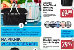 ALDI Live in style składany koszyk termoizolacyjny oferta