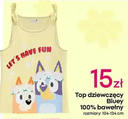 Pepco Top dziewczęcy Bluey 100% bawełny oferta