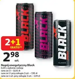 Auchan Napój energetyczny Black oferta