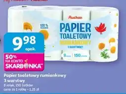 Auchan Papier toaletowy rumiankowy oferta
