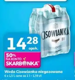 Auchan Woda Cisowianka niegazowana oferta