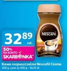 Auchan Kawa rozpuszczalna Nescafé Crema oferta