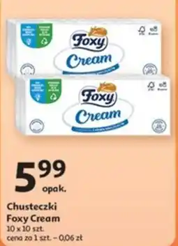 Auchan Chusteczki Foxy Cream oferta