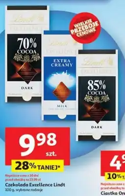 Auchan Czekolada Excellence Lindt oferta
