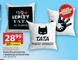 Auchan Poduszka prezentowa z dedykacją na Dzień Taty oferta